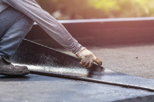 Professional Waterproofing technician working in Seaside Park, NJ